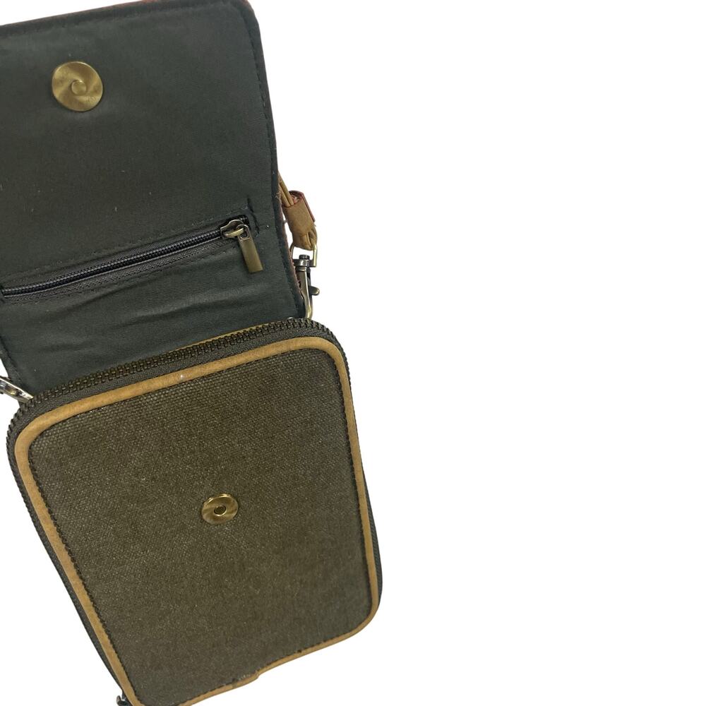 Park Hill Cotton Canvas Wallet Organizer Crossbody Handbag View 5